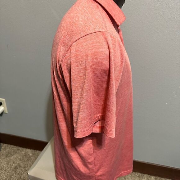 Under Armour The Playoff Polo Mens Medium Short Sleeve with Harvester Logo - Picture 4 of 5